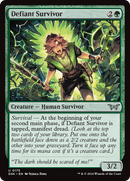 Defiant Survivor [Duskmourn: House of Horror] Foil