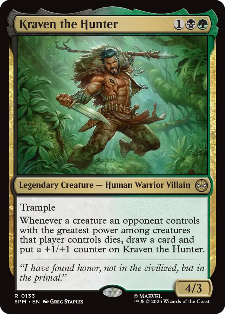 Kraven the Hunter [Marvel's Spider-Man] Foil