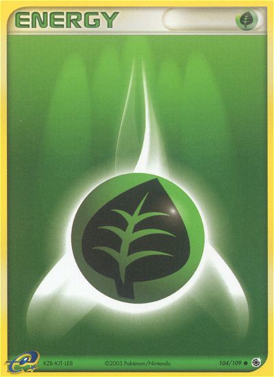 Grass Energy (104/109) [EX: Ruby & Sapphire] Reverse Holofoil