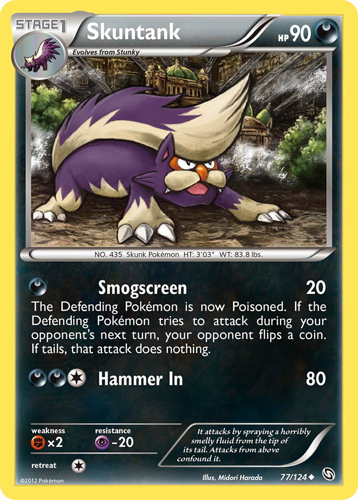 Skuntank (77/124) [Black & White: Dragons Exalted] Reverse Holofoil