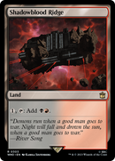 Shadowblood Ridge [Doctor Who] Foil