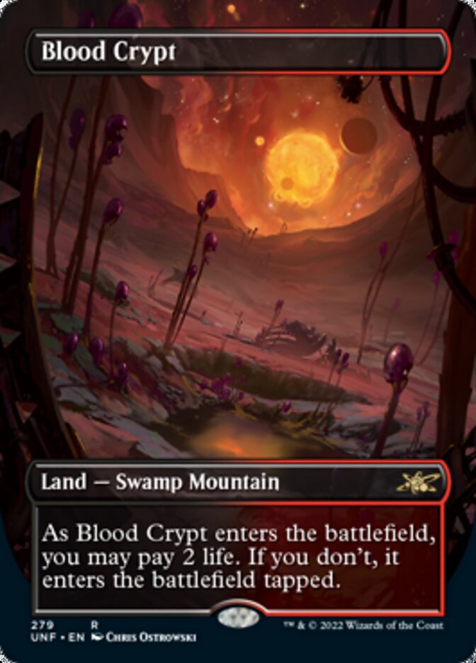 Blood Crypt (Borderless) [Unfinity] Foil