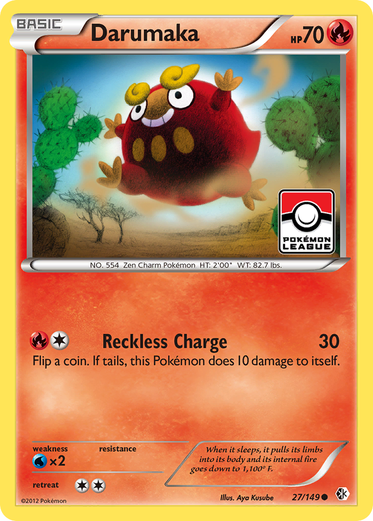 Darumaka (27/149) [Black & White: Boundaries Crossed] Reverse Holofoil