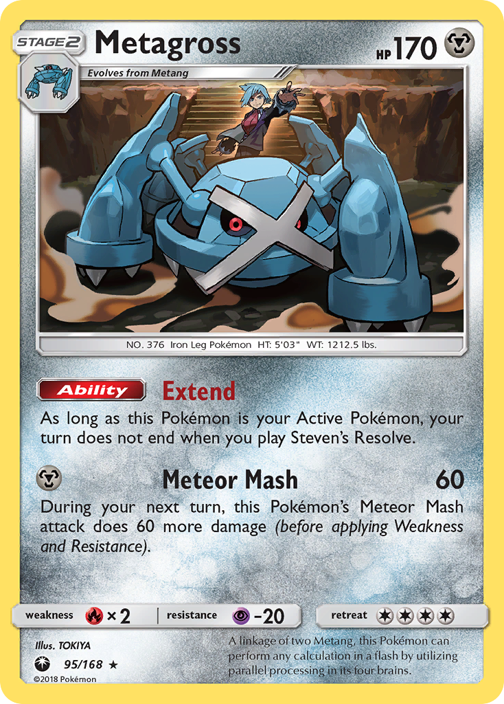 Metagross (95/168) [Sun & Moon: Celestial Storm] Reverse Holofoil