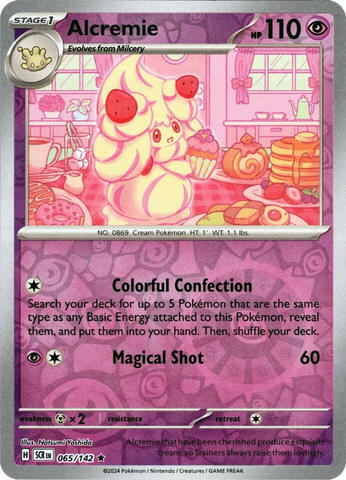 Alcremie (065/142) [Scarlet & Violet: Stellar Crown] Reverse Holofoil
