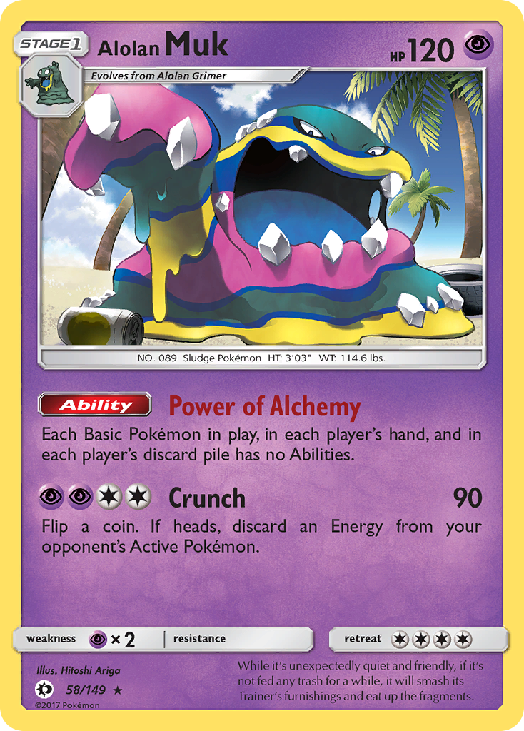 Alolan Muk (58/149) [Sun & Moon: Base Set] Reverse Holofoil