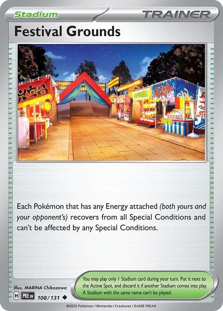 Festival Grounds (108/131) [Scarlet & Violet: Prismatic Evolutions] Reverse Holofoil
