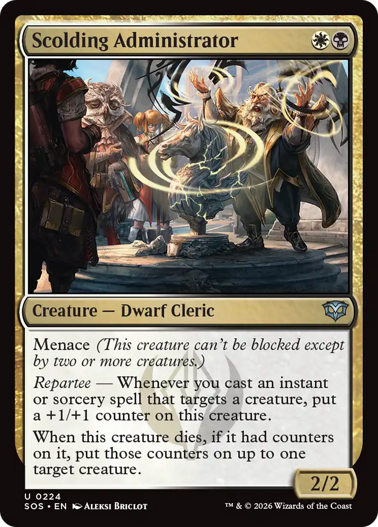 Scolding Administrator [Secrets of Strixhaven] Foil