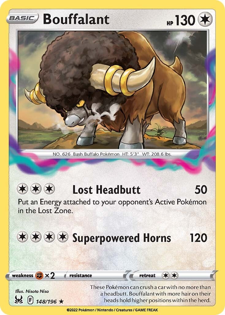 Bouffalant (148/196) [Sword & Shield: Lost Origin] Reverse Holofoil