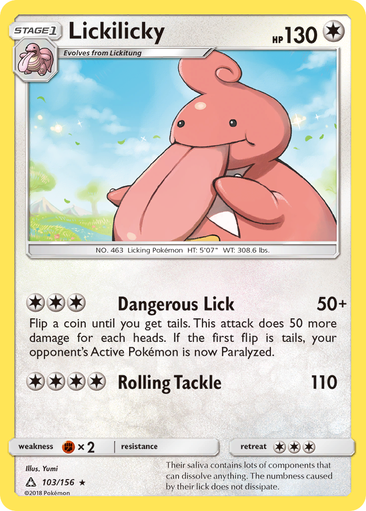 Lickilicky (103/156) [Sun & Moon: Ultra Prism] Reverse Holofoil