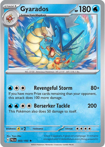 Gyarados (043/193) [Scarlet & Violet: Paldea Evolved] Reverse Holofoil