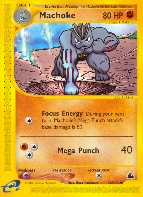 Machoke (38/144) [Skyridge] Reverse Holofoil