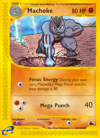 Machoke (38/144) [Skyridge] Reverse Holofoil
