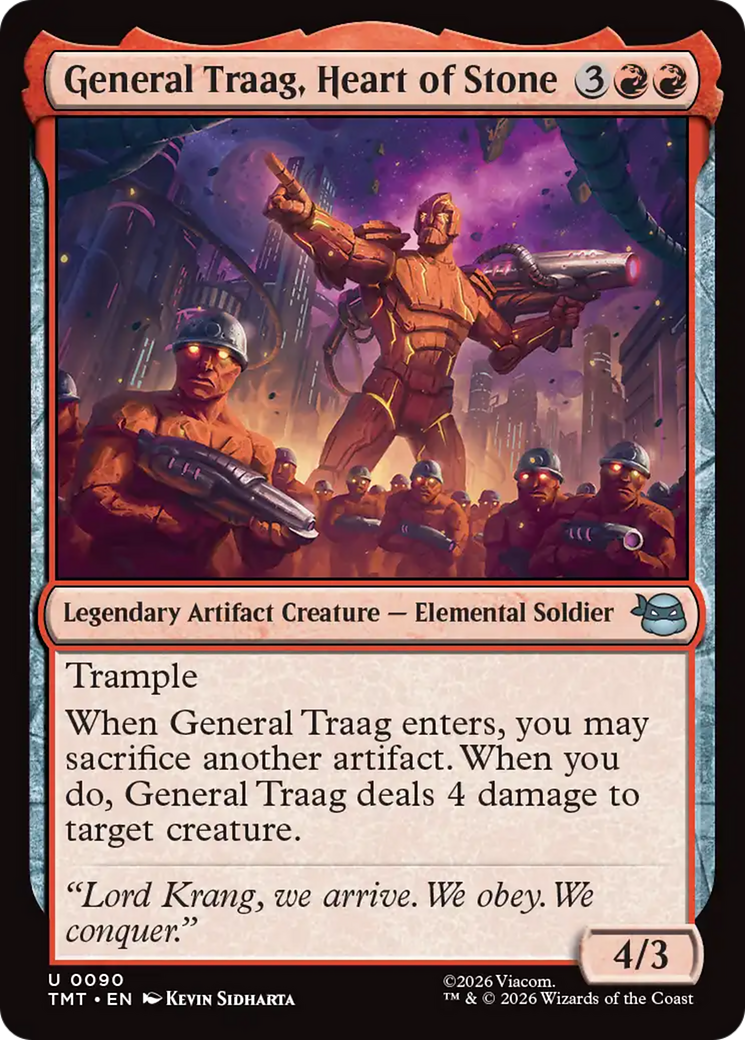 General Traag, Heart of Stone [Teenage Mutant Ninja Turtles] Foil
