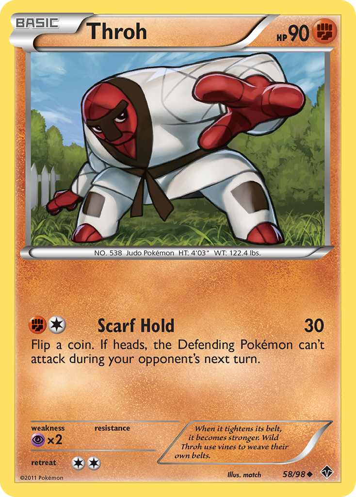 Throh (58/98) [Black & White: Emerging Powers] Reverse Holofoil