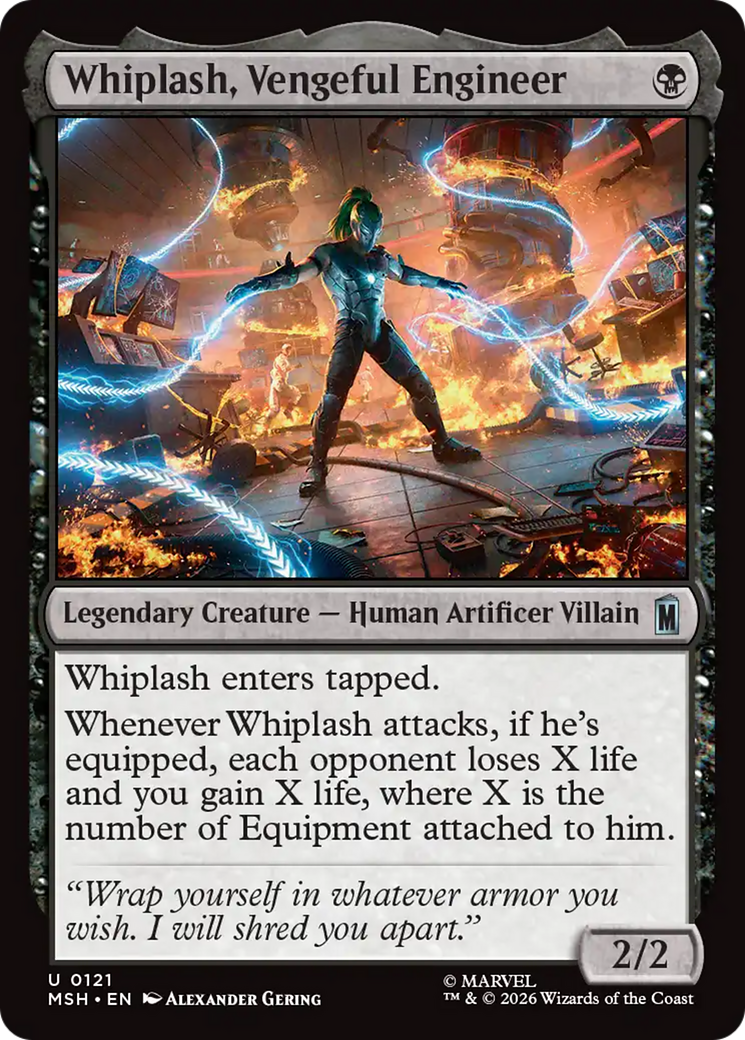Whiplash, Vengeful Engineer [Marvel Super Heroes] Foil