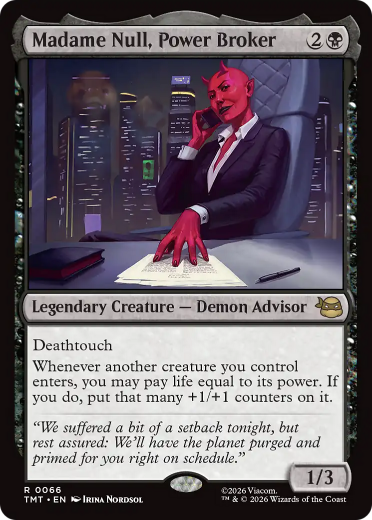 Madame Null, Power Broker [Teenage Mutant Ninja Turtles] Foil