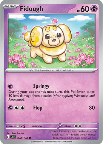 Fidough (098/198) [Scarlet & Violet: Base Set] Reverse Holofoil