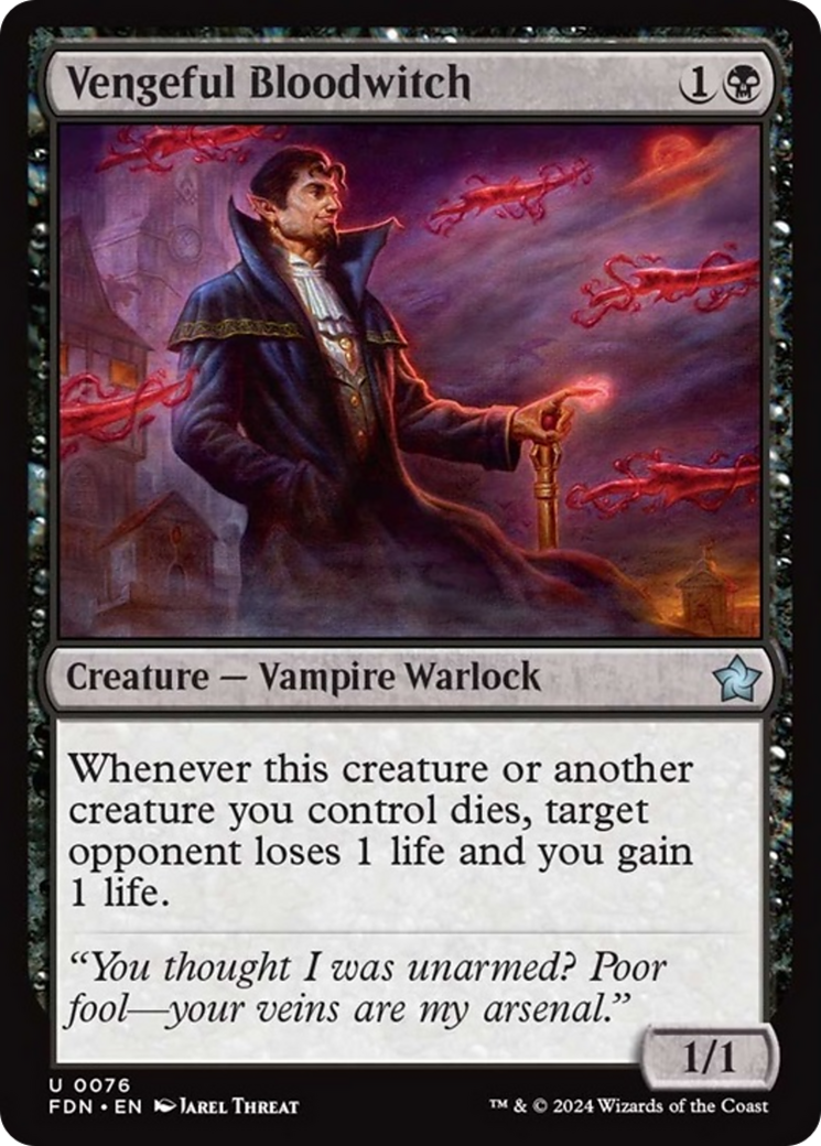 Vengeful Bloodwitch [Foundations] Foil
