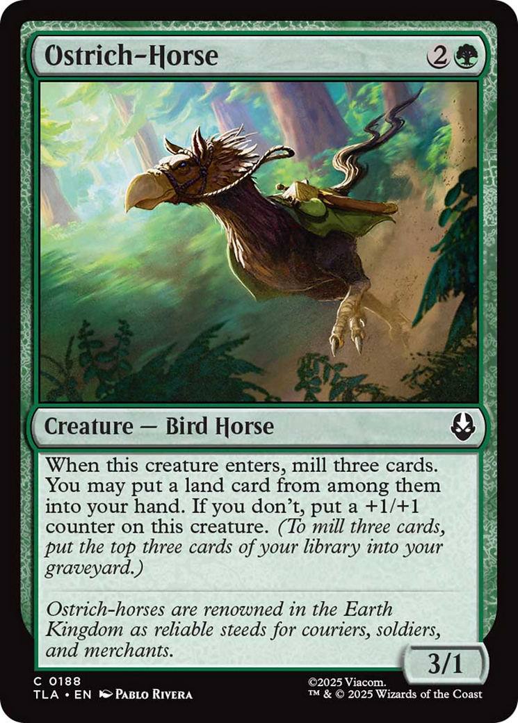 Ostrich-Horse [Avatar: The Last Airbender] Foil