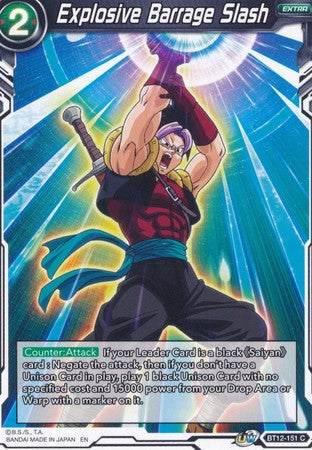 Explosive Barrage Slash (BT12-151) [Vicious Rejuvenation] Parallel Foil