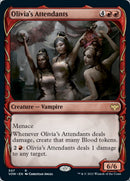 Olivia's Attendants (Showcase Fang Frame) [Innistrad: Crimson Vow] Foil