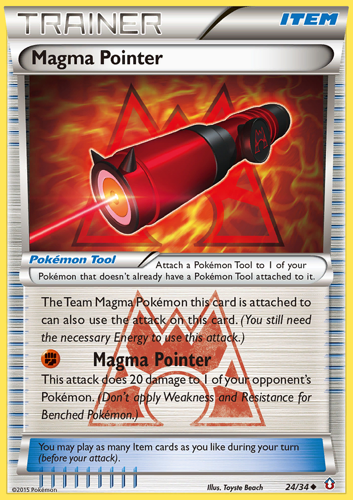Magma Pointer (24/34) [XY: Double Crisis] Reverse Holofoil