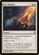 Due Respect [New Phyrexia] Foil