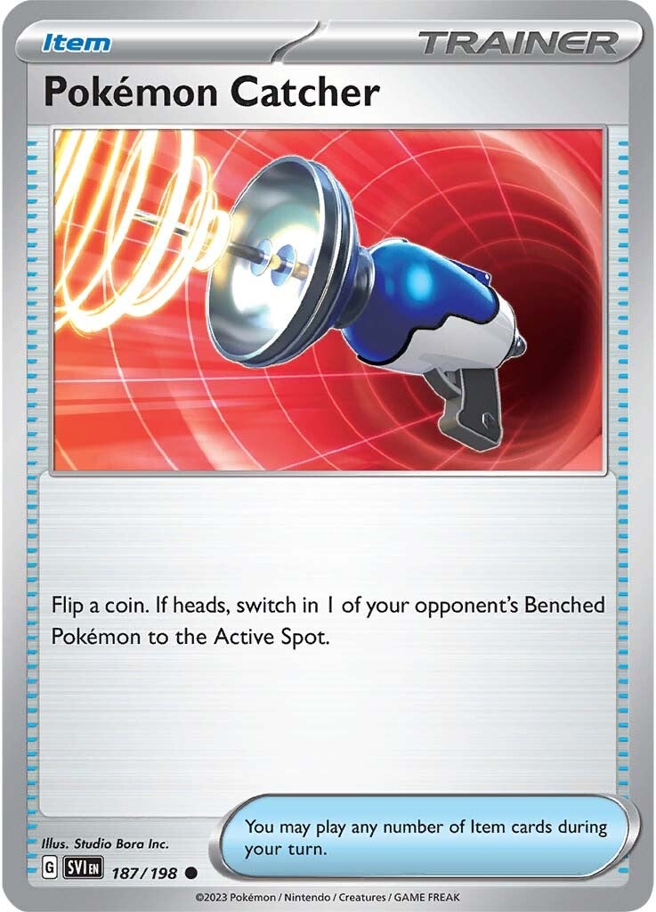 Pokemon Catcher (187/198) [Scarlet & Violet: Base Set] Reverse Holofoil