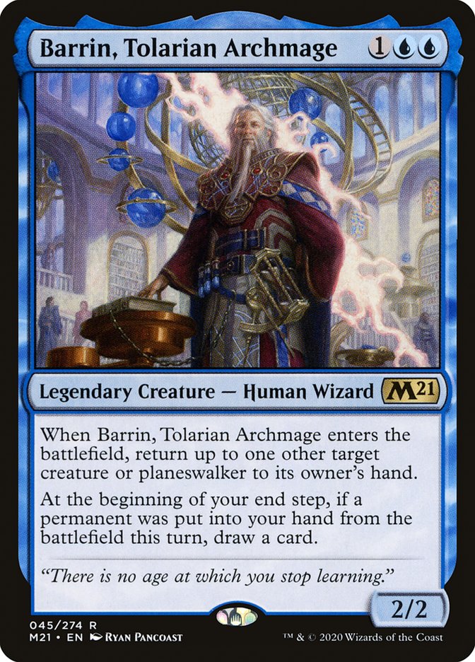 Barrin, Tolarian Archmage [Core Set 2021] Foil