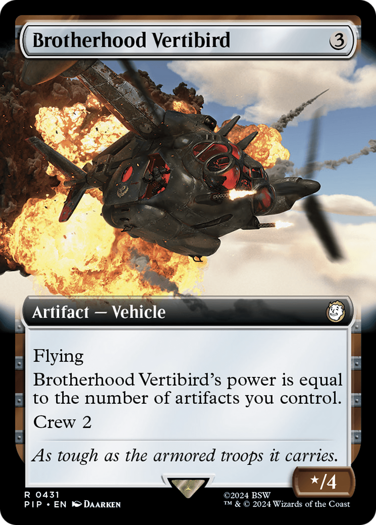 Brotherhood Vertibird (Extended Art) [Fallout] Foil