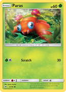 Paras (4/149) [Sun & Moon: Base Set] Reverse Holofoil