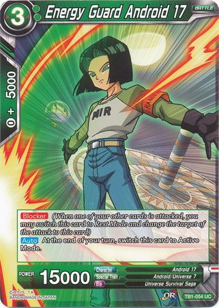 Energy Guard Android 17 (TB1-054) [The Tournament of Power] Parallel Foil