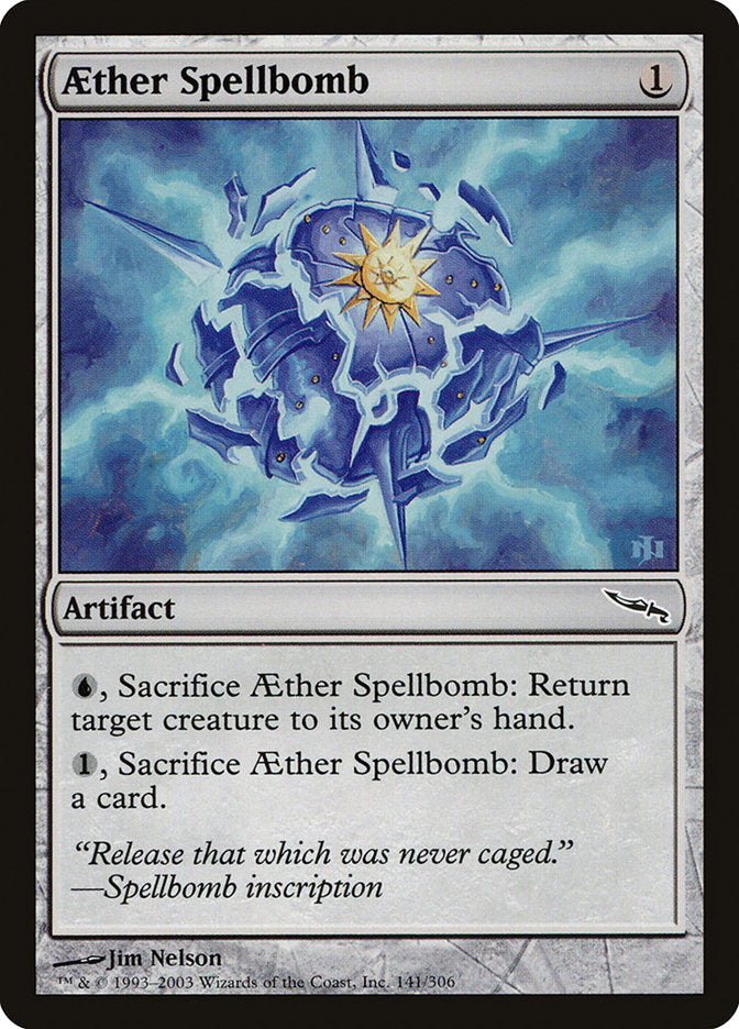 Aether Spellbomb [Mirrodin] Foil