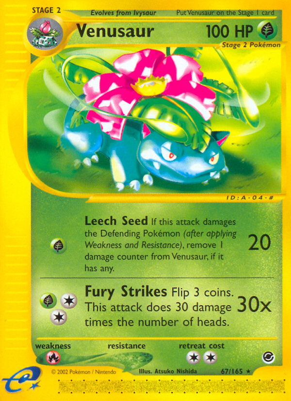 Venusaur (67/165) [Expedition: Base Set] Reverse Holofoil