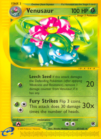Venusaur (67/165) [Expedition: Base Set] Reverse Holofoil