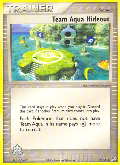 Team Aqua Hideout (78/95) [EX: Team Magma vs Team Aqua] Reverse Holofoil