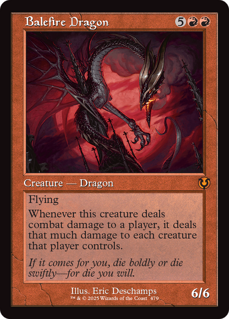 Balefire Dragon (Retro Frame) [Innistrad Remastered] Foil