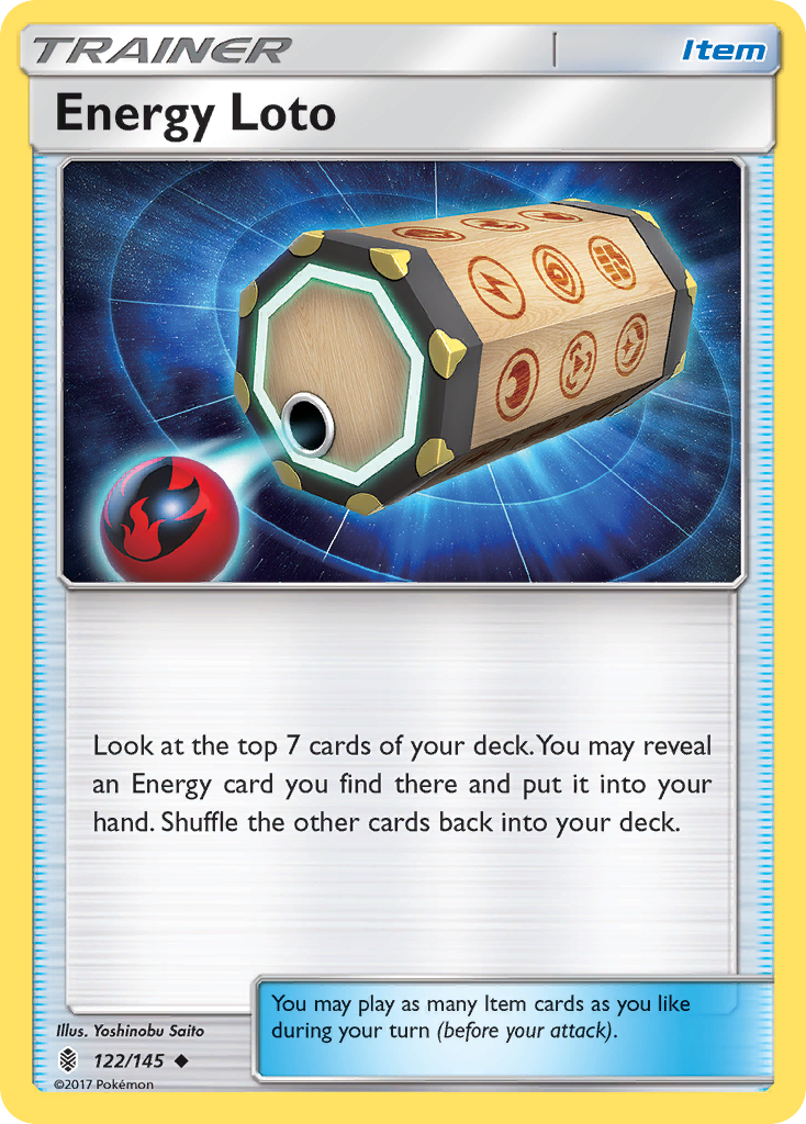 Energy Loto (122/145) [Sun & Moon: Guardians Rising] Reverse Holofoil