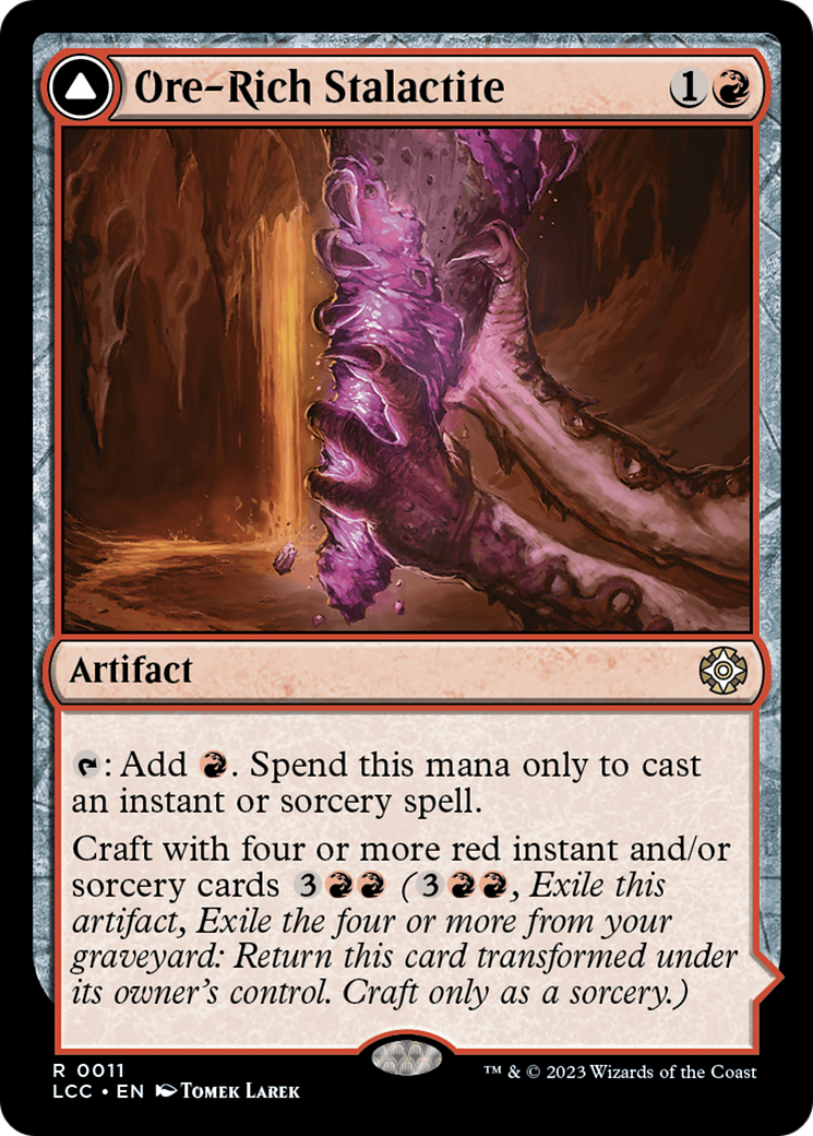 Ore-Rich Stalactite (Extended Art) [The Lost Caverns of Ixalan Commander] Foil