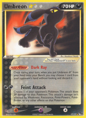 Umbreon Star (17/17) [POP Series 5] Holofoil