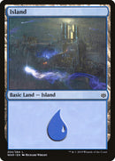 Island (254) [War of the Spark] Foil
