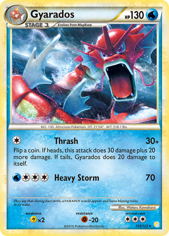 Gyarados (123/123) [HeartGold & SoulSilver: Base Set] Reverse Holofoil