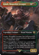 Gimli, Mournful Avenger (Borderless Alternate Art) [The Lord of the Rings: Tales of Middle-Earth] Foil