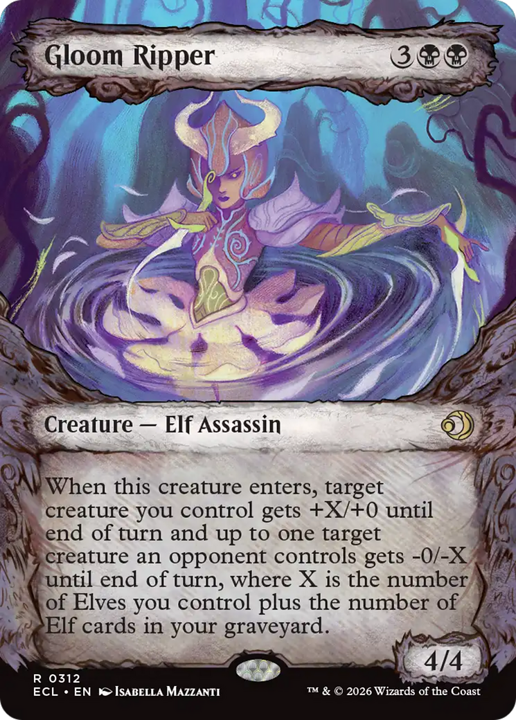 Gloom Ripper (Showcase) [Lorwyn Eclipsed] Foil