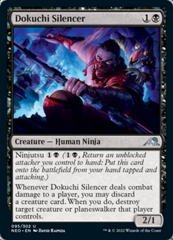 Dokuchi Silencer [Kamigawa: Neon Dynasty] Foil