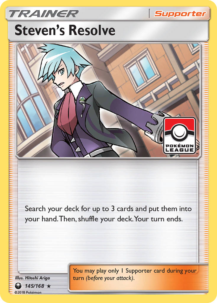 Steven's Resolve (145/168) [Sun & Moon: Celestial Storm] Reverse Holofoil