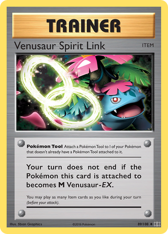 Venusaur Spirit Link (89/108) [XY: Evolutions] Reverse Holofoil