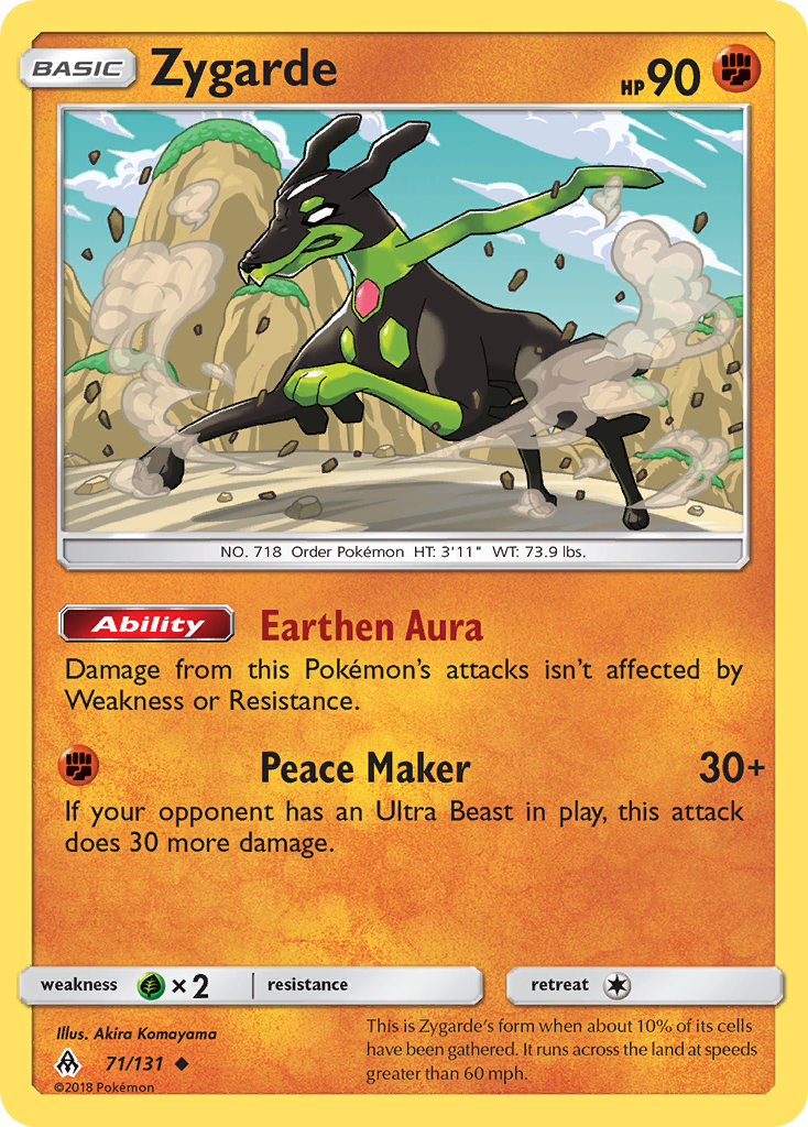 Zygarde (71/131) [Sun & Moon: Forbidden Light] Reverse Holofoil