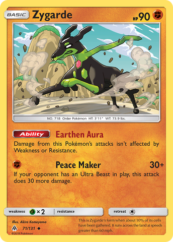 Zygarde (71/131) [Sun & Moon: Forbidden Light] Reverse Holofoil